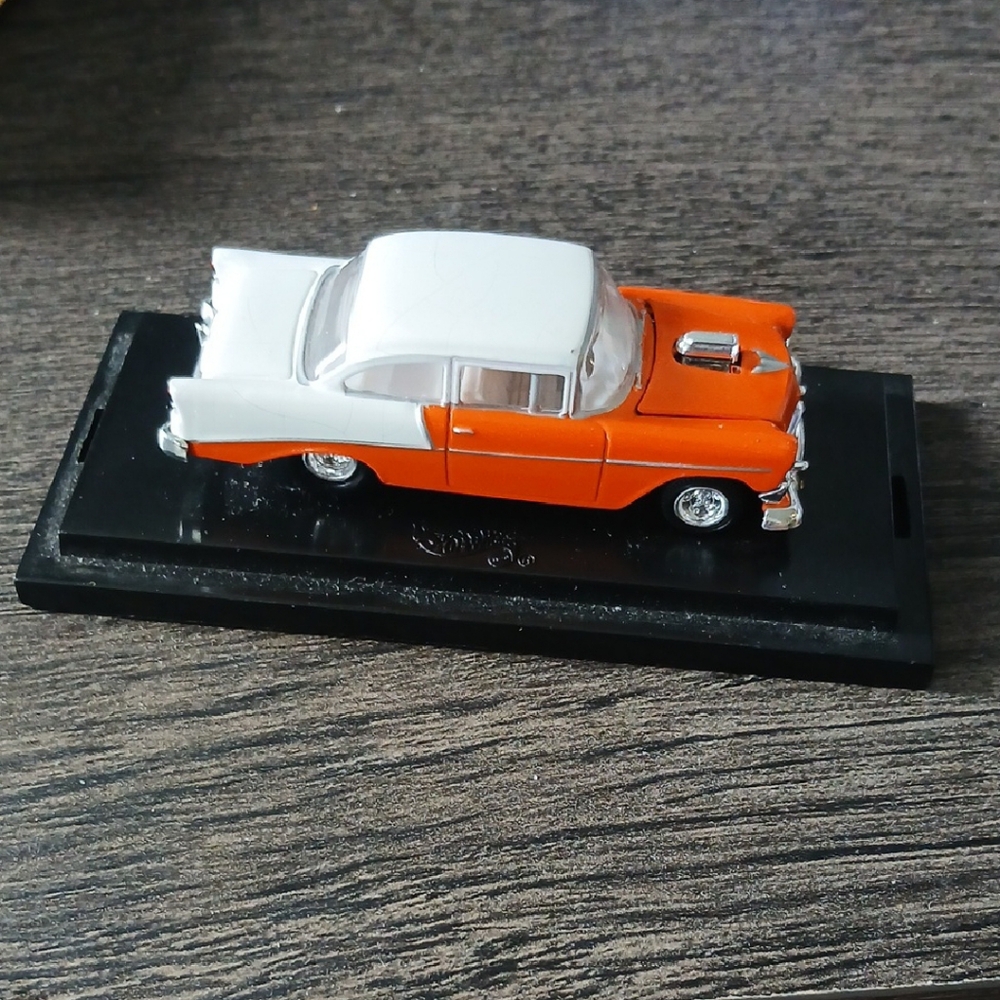 Mattel Vintage Orange and White Diecast Model Car